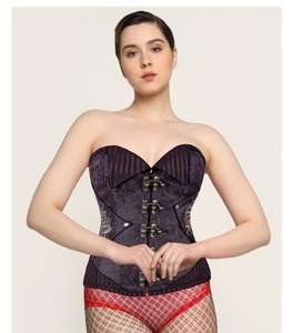 Corsets pour femmes, sexy, gainants, modernes, en brocart, pour grandes tailles, respirants - Product Image 2