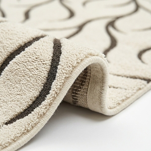Tapis en laine tufté fait main à boucles hautes et basses, abstrait, antidérapant, moderne, sur mesure, prix d'usine en gros - Product Image 4