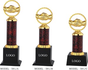 • Custom corporate <b>trophy</b> with personalized <b>engraving</b>. - Product Image 3