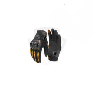 Gants de cyclisme en cuir à doigts complets, design personnalisé, hiver, écran tactile, coupe-vent, séchage rapide, légers, antidérapants, à enfiler - Product Image 1
