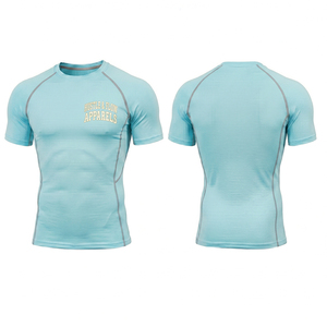 <b>Men</b>’s Short Sleeve <b>Compression</b> <b>Shirt</b> Athletic Base Layer Gym Workout Running Training Fitness <b>Compression</b> <b>Shirt</b> - Product Image 1