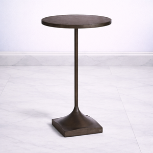 Table de bar ronde élégante avec base à trépied mince, design compact et peu encombrant, construction durable pour une utilisation élégante dans le salon - Product Image 6