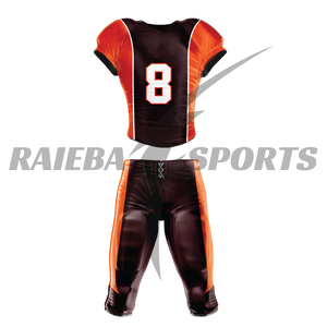 Tenues de football américain personnalisées pour équipes – Maillots de football américain sur mesure avec numéros de joueur imprimés par sublimation, respirants, pour les matchs - Product Image 2