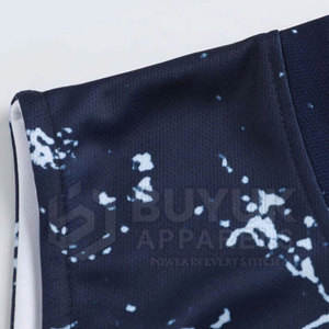 Conjunto de Uniforme de Baloncesto con Pantalones Cortos de Cintura Elástica, Tejido Transpirable 100% Poliéster, Tecnología de Secado Rápido - Product Image 4