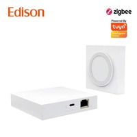 Hub central intelligent Zigbee Edison 5V 1A pour la domotique, passerelle d'automatisation domestique, intégration de l'application Tuya, contrôle à distance transparent, commutateurs
