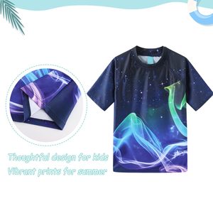 Chemise de bain à manches courtes, protection solaire, séchage rapide, légère, pour le surf, la natation, la plage, les activités de plein air - Product Image 3