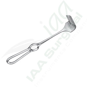 Écarteur chirurgical Korte 24 cm, manuel, en acier inoxydable, instrument de chirurgie générale, classe I, pour hôpital et clinique - Product Image 3