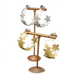 Pendientes de Aro Minimalistas Bohemios de Aleación Plateada al por Mayor, Joyería Ligera para Aniversario, Precio de Fábrica de Fabricante Indio - Product Image 1