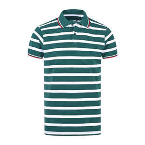 Polo de Poliéster de Alta Calidad, Corte Ajustado, para Hombre, con Logotipo Personalizado Bordado, Diseño en Blanco para Sublimación - Product Image 1