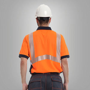 Vêtements de travail industriels unisexes d'hiver, uniforme d'usine, chemise de sécurité réfléchissante en polyester pour les ingénieurs électriques - Product Image 2