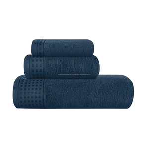Lightweight 600gsm Quick Dry Cotton Bath <b>Towels</b> Super Absorbent <b>Set</b> for <b>Bathroom</b> and Hotel Use - Product Image 4