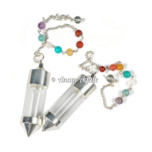 Spirale Argent Laiton Chakra Guérison Radiesthésie Pendules En Gros Haute Qualité Reiki Chakra Équilibrage Méditation Guérison Spirituelle - Product Image 2