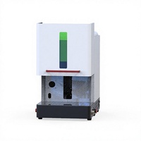 Máquina de Marcado Láser de Fibra de 30W, Tipo Cerrado, Serie SCF, para Marcado de Componentes de Acero Inoxidable y Aluminio