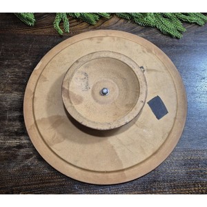 Round Wooden Lazy Susan Plate Minimalist Design Decorative Serving Tray for <b>Table</b> Centerpiece Display - Product Image 6