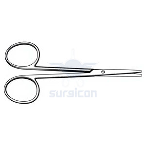 Tijeras Metzenbaum de 11.5 cm / 4-1/2 pulgadas, Rectas/Curvas, de Acero Inoxidable, Instrumento Quirúrgico Médico para Operaciones - Product Image 3