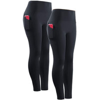Leggings Deportivos para Mujer al por Mayor de Alta Calidad, 260 GSM, Tejido Elástico Premium, 75% Nailon, 25% Elastano, Transpirables