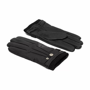 Guantes de Cuero Premium para Hombre, Guantes de Invierno Cálidos con Forro Térmico de Felpa, Guantes de Motociclista de Piel de Oveja Genuina, Suaves, Venta al Por Mayor - Product Image 2