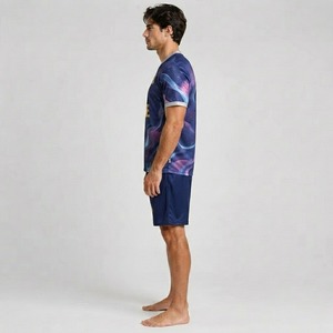 ชุดฟุตบอลชาย Genie แบบพิมพ์ลาย Sublimation ผ้าโพลีเอสเตอร์ระบายอากาศได้ดี เสื้อและกางเกงขาสั้น ชุดทีมสำหรับผู้ใหญ่ ชุดกีฬาฟุตบอล - Product Image 3