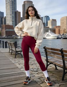 Leggings de sport taille haute extensibles pour femme – Doux, respirants, pour yoga, gym, course à pied, fitness – Collants sculptants - Product Image 3