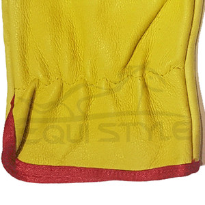 Gants de sécurité pour la construction, cuir de vachette de haute qualité, anti-coupure, gants de travail robustes, gants industriels, vente en gros OEM - Product Image 6