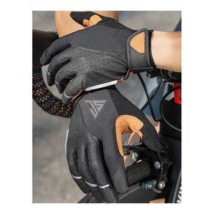 Guantes de Motocross Unisex Duraderos, Transpirables, de Cuero y Microfibra, Antideslizantes, de Verano, para Motociclismo - Product Image 1