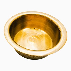 Juego de 2 Vasos Dabara de Latón Tradicional para Café, Diseño Irregular Grabado a Mano, Acabado Envejecido, para Decoración del Hogar - Product Image 3