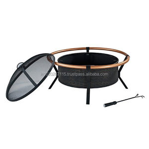 Pozo de fuego de hierro resistente con base ancha, patas fuertes, cuenco profundo que garantiza la estabilidad de seguridad durante el uso al aire libre - Product Image 4