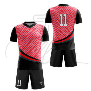 Uniforme de Voleibol Transpirable de Secado Rápido para Hombre, Talla Grande, Manga Corta, Nombre del Equipo Personalizado, MOQ Bajo - Product Image 6