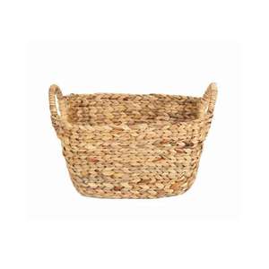 Wholesale Household <b>Storage</b> <b>Boxes</b> Vietnam Made 100% Natural Eco Friendly Modern Water Hyacinth Basket Flexible <b>Bin</b> - Product Image 5