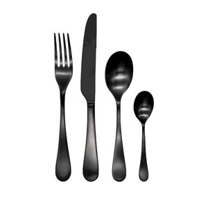 Matte Polish Minimalist Stainless Steel Flatware Set Fork <b>Knife</b> Spoon Dishwasher <b>Safe</b> Eco-Friendly Durable for Catering Home Use - Product Image 6