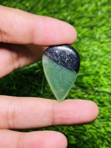 Piedra Preciosa de Serpentina Verde Natural Rara, Precio al por Mayor, FAIJAN GEMS, Forma de Pera, Verde, 100% Natural, Piedra de Primera Calidad - Product Image 3