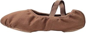 Zapatos de Baile Flexibles y Cómodos Baifa Danzo para Niñas y Mujeres, Color Marrón, Lona Elástica, Suela Dividida, Venta al Por Mayor - Product Image 2