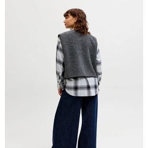 Chaleco polar de invierno para mujer con logotipo personalizado, nuevo modelo, con cremallera, informal, talla grande, sin mangas, chalecos personalizados para chicas. - Product Image 2