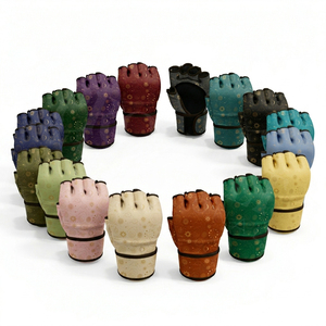 Guantes de Boxeo PRO FELT INTERNATIONAL % de Alta Calidad, de Cuero, con Cordones, Ligeros, Acolchados, para Combate, Entrenamiento y Sparring - Product Image 1