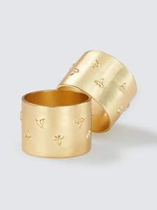 Anillo de Servilleta de Metal Vintage Inspirado en un Diseño Atemporal para una Decoración de Mesa Clásica y Comidas Elegantes - Product Image 2