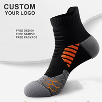 Chaussettes de sport en coton tricoté respirantes et confortables pour hommes et femmes, avec logo personnalisé, conception OEM sur mesure, imprimées et brodées