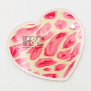 Acrylic Lash Tiles <b>Heart</b> <b>Shapes</b> Durable Eyelash Extension Tools Glass Trays Pallet Holder Tweezer Magnet <b>Heart</b> Lash Tiles mink - Product Image 3