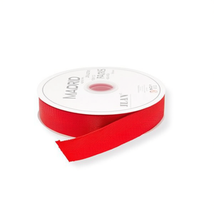 Ruban tissé Ilan 3,8 cm x 22 m, rouge, pour travaux manuels - Product Image 1