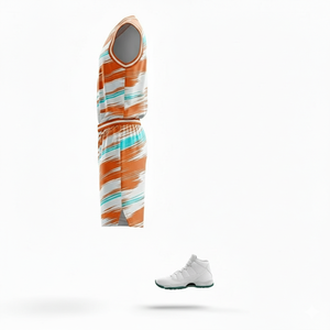 Uniformes de Baloncesto Americanos Personalizados Unisex |   Ropa Deportiva de Poliéster Estampada, Transpirable y de Secado Rápido |   Camisetas Personalizadas con Nombre de Equipo - Product Image 4