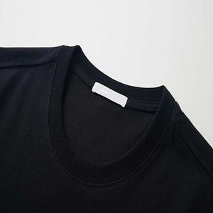 T-shirts pour hommes de couleur noire, en coton et polyester, col rond, vêtements décontractés d'été, t-shirts personnalisés pour hommes, séchage rapide - Product Image 4