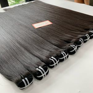 Mejor precio al por mayor de trama de color natural recto cabello humano natural Remy extensión de cabello cutícula alineados cabello - Product Image 4