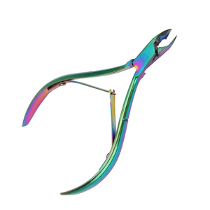 Cortauñas de Acero Inoxidable con Mango Rosa, Cuchilla Afilada, Punta Plana, Herramienta Duradera para Uñas, Uso en Dedos, Estilo Adulto, Simple, OEM - Product Image 1
