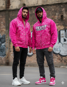 เสื้อฮู้ดดี้สกรีนลายทั้งตัว ผู้ผลิตชั้นนำ คุณภาพเยี่ยม ปักลายอย่างดี ทรงไหล่ตก รุ่นใหม่ล่าสุด เสื้อฮู้ดดี้แบบมีซิป - Product Image 3