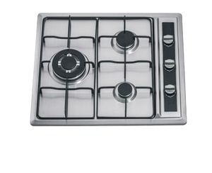 Fornello a <span class=keywords><strong>Gas</strong></span> da <span class=keywords><strong>Incasso</strong></span> in Acciaio Inox WSL con 3 Bruciatori/<span class=keywords><strong>Forno</strong></span>, Cucina a <span class=keywords><strong>Gas</strong></span>/Fornello, Attrezzatura da Cucina/Piano Cottura a <span class=keywords><strong>Gas</strong></span> - Product Image 1