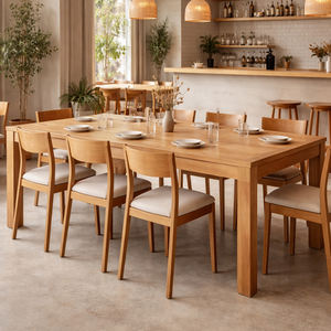 Indonesian Natural Solid Teak Wood Rani <b>Square</b> Dining <b>Table</b> Midcentury Design Durable for Indoor/Outdoor Home <b>Bar</b> & Hotel Use - Product Image 6