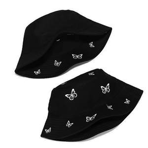 Nuevo Sombrero de Pescador de Algodón 100% con Bordado de Mariposas, Reversible, Casual, Deportivo, para Viajes al Aire Libre, con Protección Solar - Product Image 6