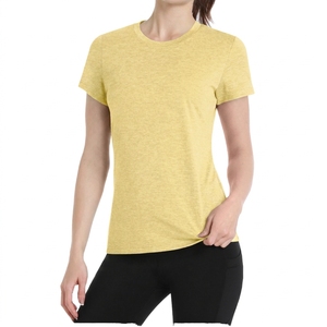T-shirts d'été à col rond, manches courtes, respirants, pour femmes, vêtements décontractés, 100% coton. - Product Image 4