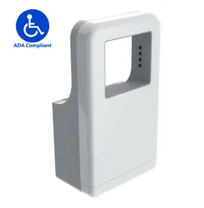 UL公共厕所ada兼容超快速超薄干手器触摸免费酒店厕所大功率喷射刀片传感器干手器