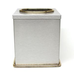 Boîte à mouchoirs en métal argenté minimaliste, élégante, idéale pour la salle de bain et le comptoir - Product Image 6