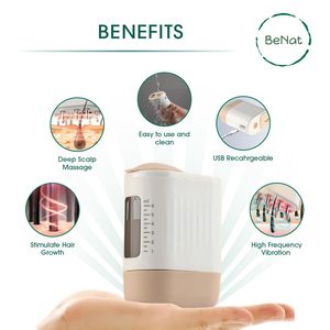 Applicatore di Olio Elettrico 2 in 1 con Massaggiatore per Cuoio Capelluto e Testa - Product Image 4